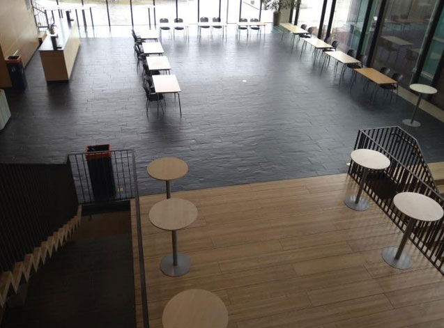 view of the Volvo exhibition foyer
