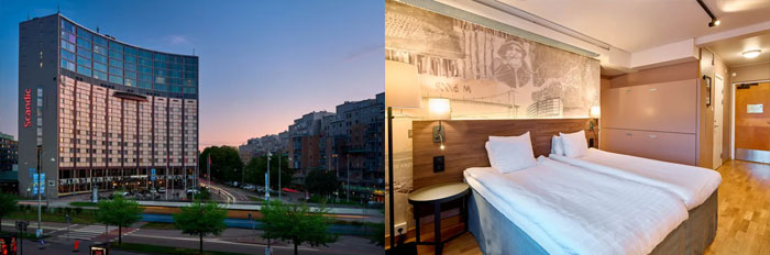 Hotel Scandic-Opalen room & facade